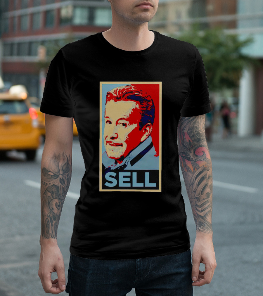 Sell Hope Style Portrait Red Blue Face T-Shirt