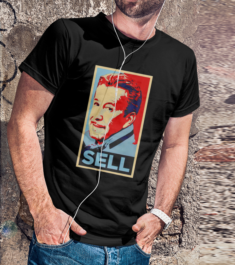 Sell Hope Style Portrait Red Blue Face T-Shirt