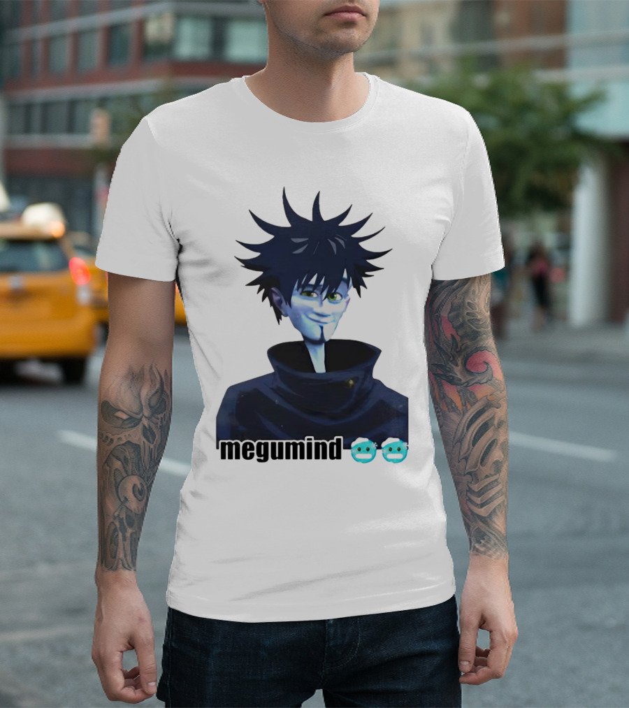 Fushiguro Megumi Megumind Emoji Face T-Shirt