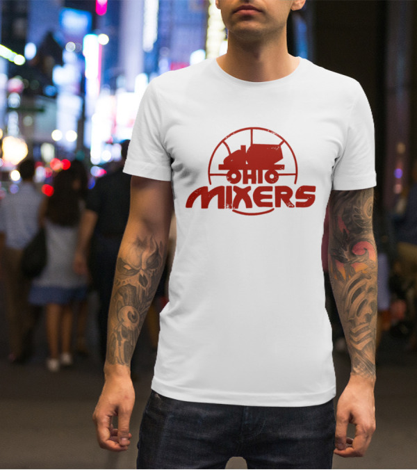 Ohio Mixers Basketball Concrete Truck T-Shirt