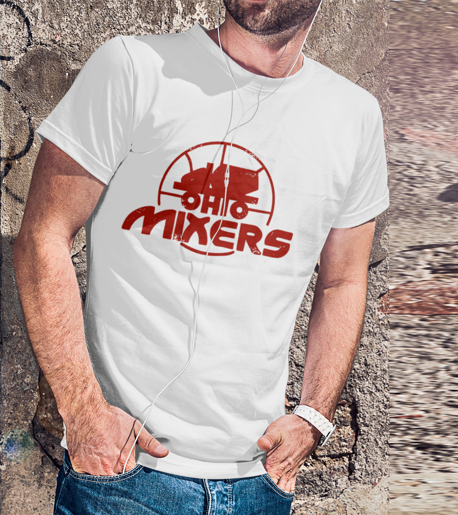 Ohio Mixers Basketball Concrete Truck T-Shirt