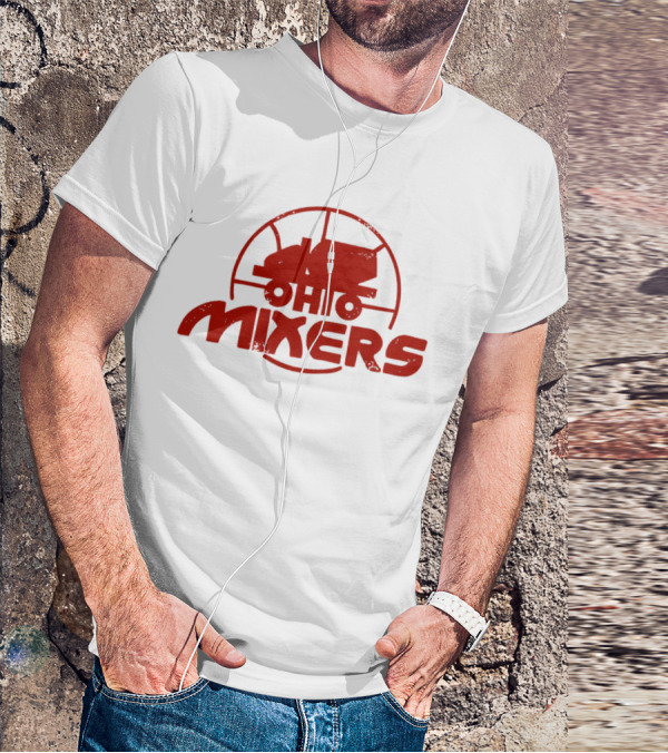 Ohio Mixers Basketball Concrete Truck T-Shirt