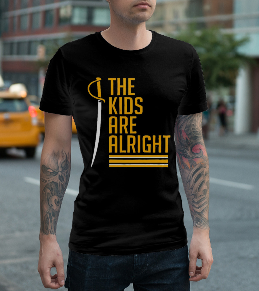 The Kids Are Alright Buffalo Sabres Sword And Stripe T-Shirt