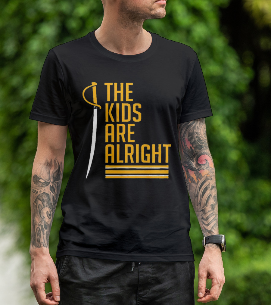 The Kids Are Alright Buffalo Sabres Sword And Stripe T-Shirt