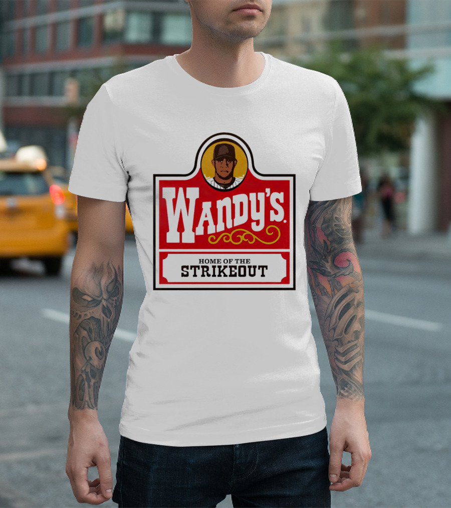 Wandy’s Home of the Strikeout New York Baseball Classic Pitcher T-Shirt