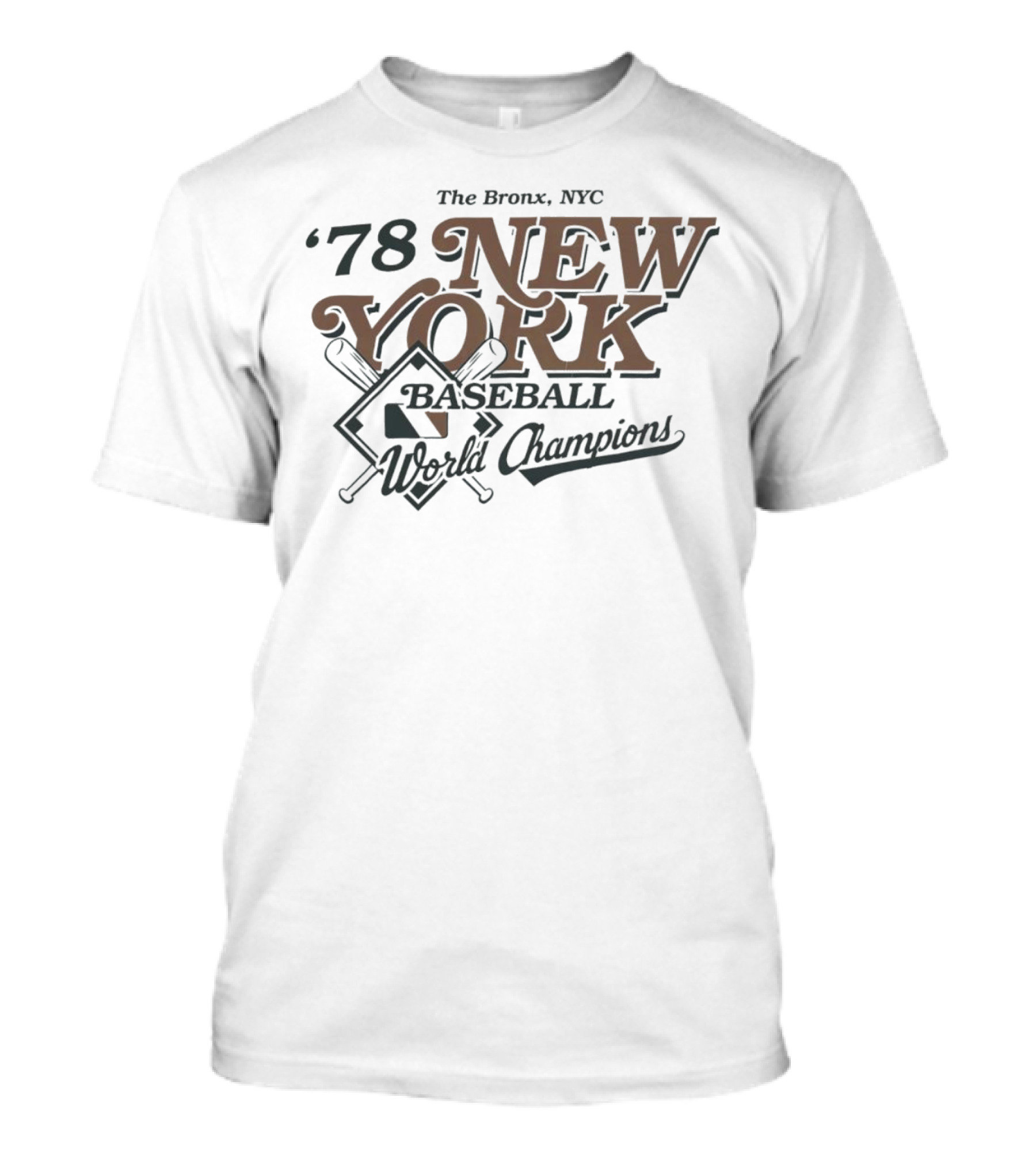 The Bronx NYC '78 New York Baseball World Champions T-Shirt