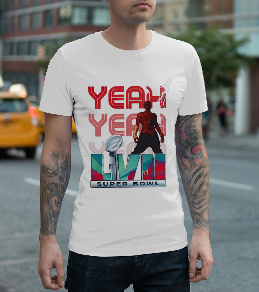 Yeah Yeah Yeah Super Bowl LVIII Halftime Show 2024 Usher T-Shirt