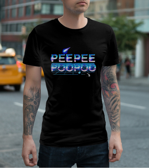 Peepeepoopoo Vaporwave Aesthetic Retro Synthwave T-Shirt