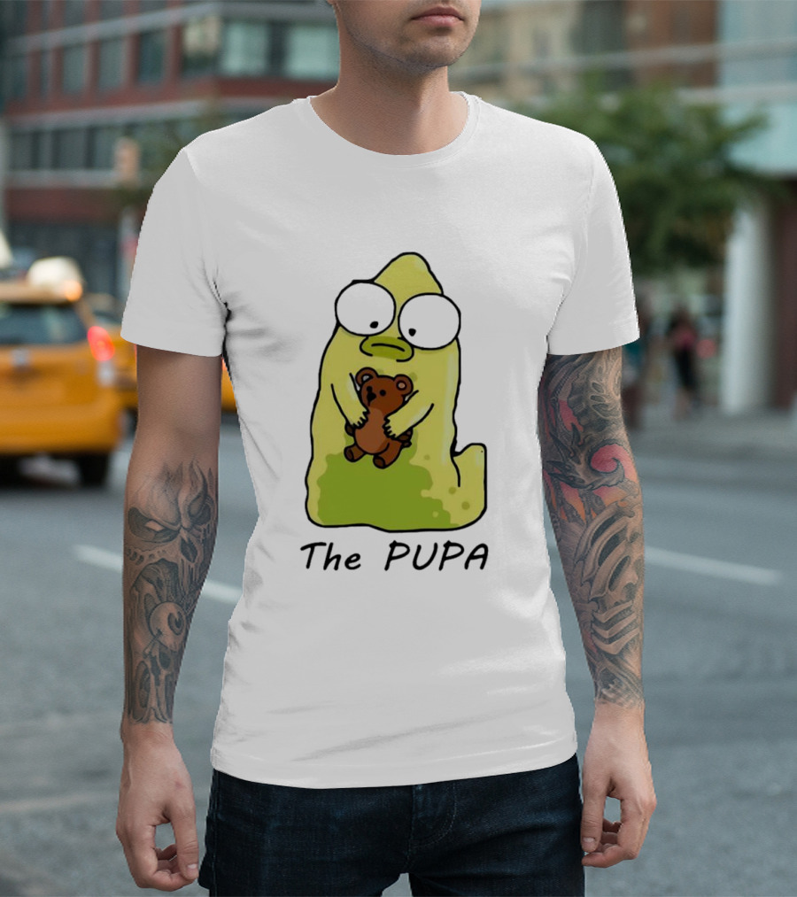 The Pupa Holding Teddy Bear Solar Opposites T-Shirt