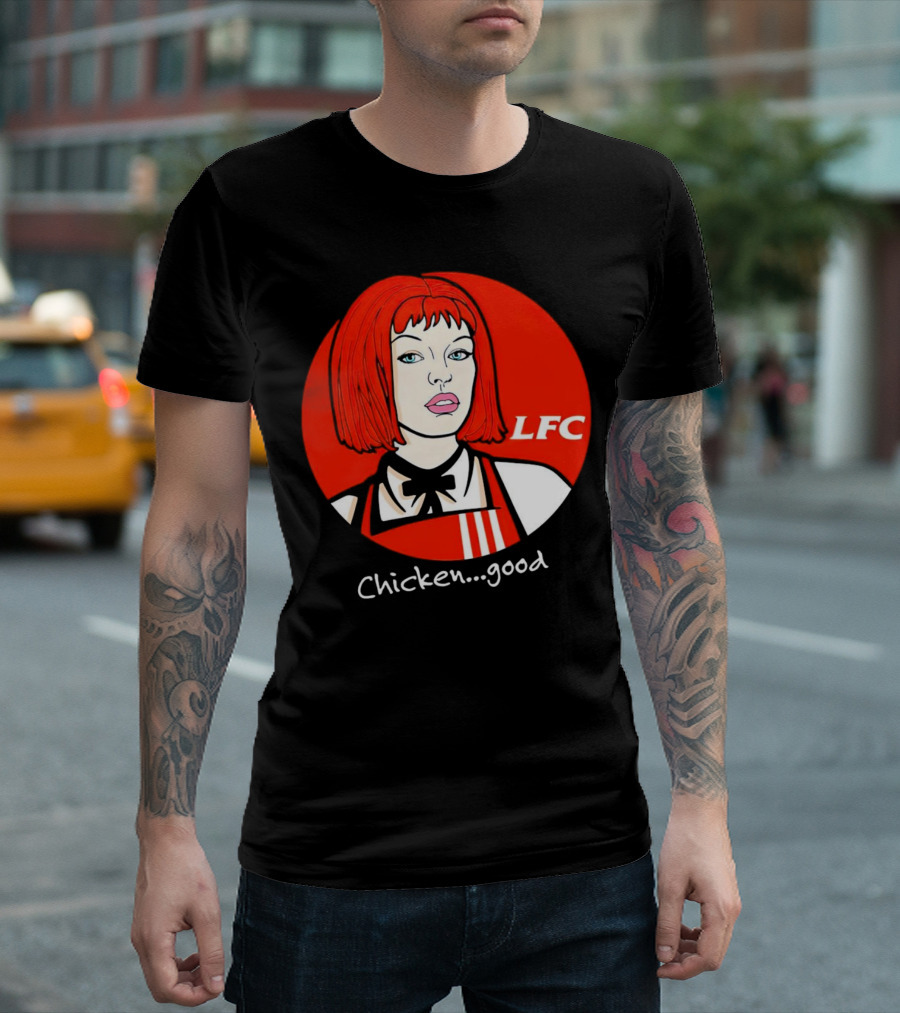 Chicken Good LFC Retro Style Redhead T-Shirt