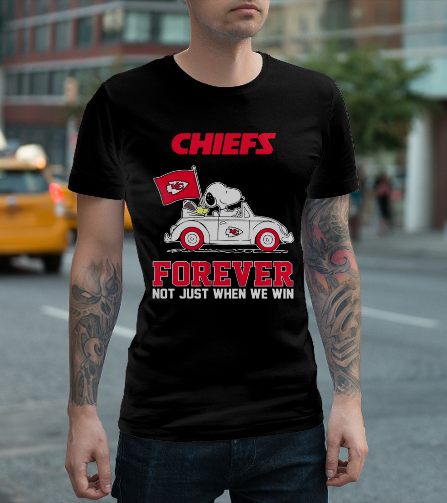 Chiefs Snoopy Forever Not Just When We Win T-Shirt