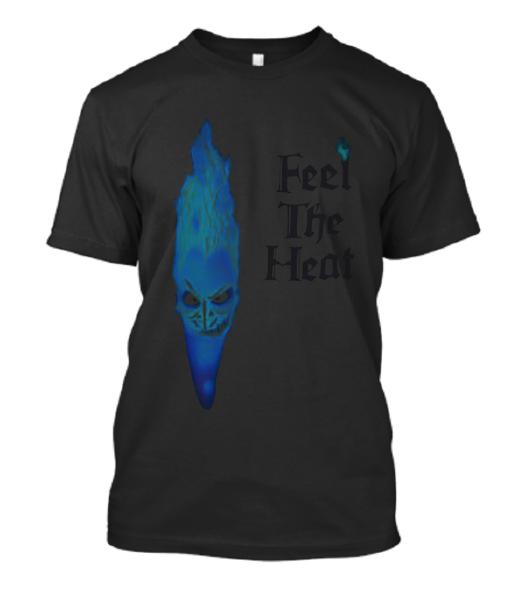 Feel The Heat Hades Blue Flame Face T-Shirt
