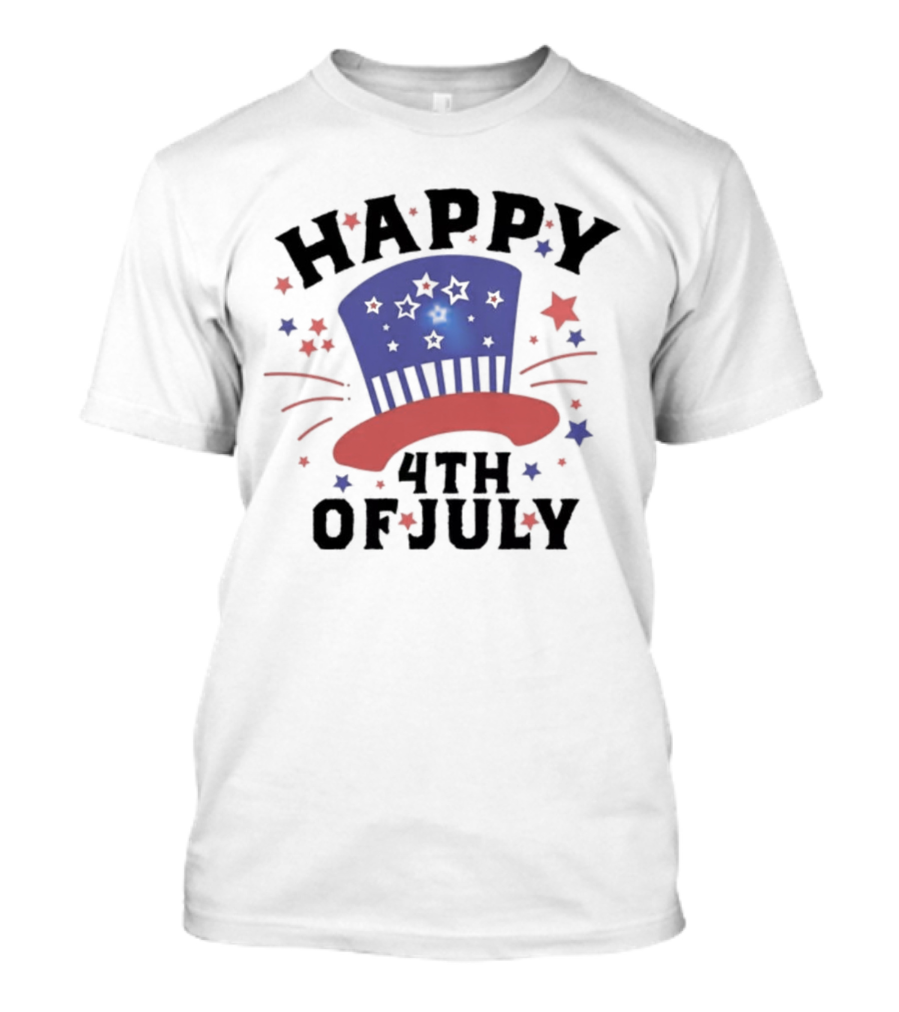 Happy 4th Of July Festive Patriotic T-Shirt