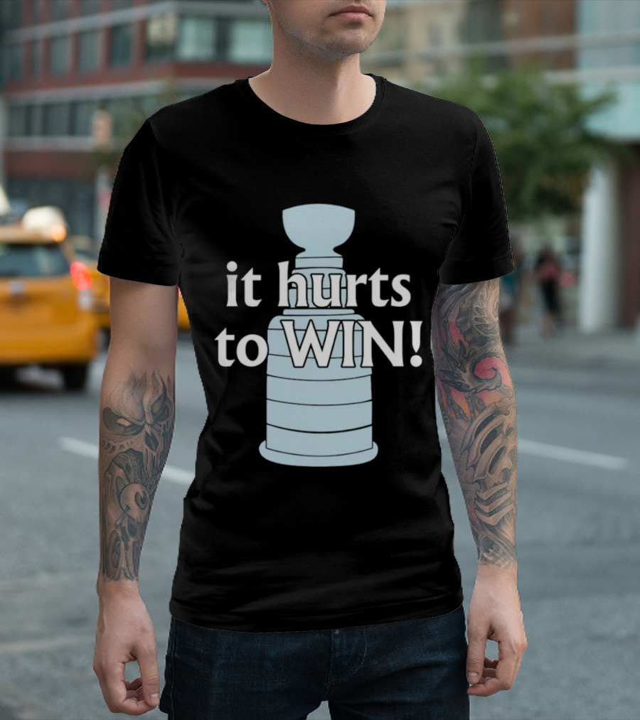 Vegas Golden Knights Stanley Cup It Hurts to Win T-Shirt