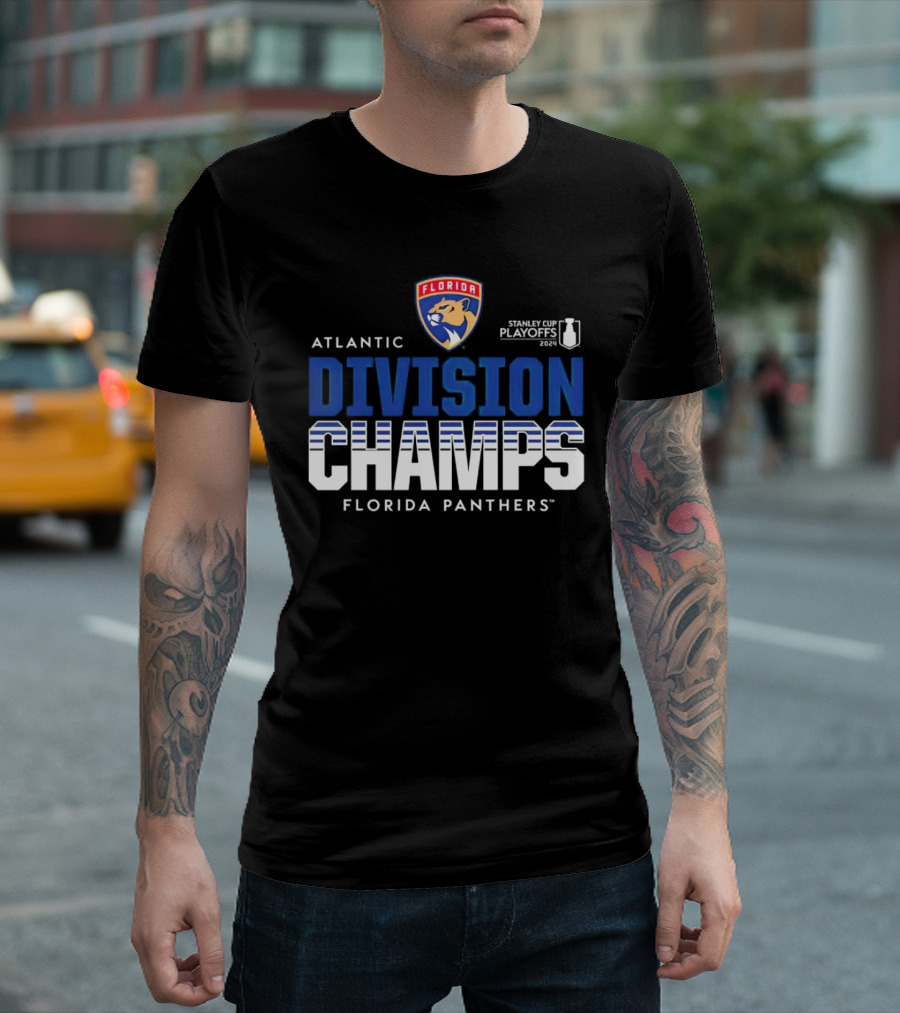 Florida Panthers Atlantic Division Champs Stanley Cup Playoffs T-Shirt