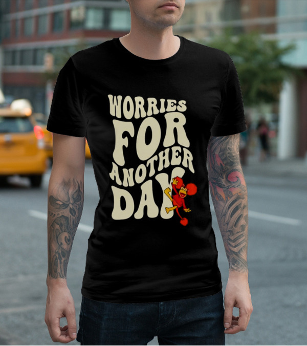 Fraggle Rock Worries For Another Day Red Muppet Character T-Shirt