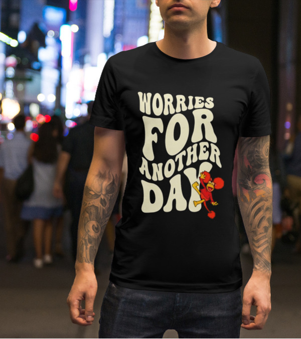 Fraggle Rock Worries For Another Day Red Muppet Character T-Shirt