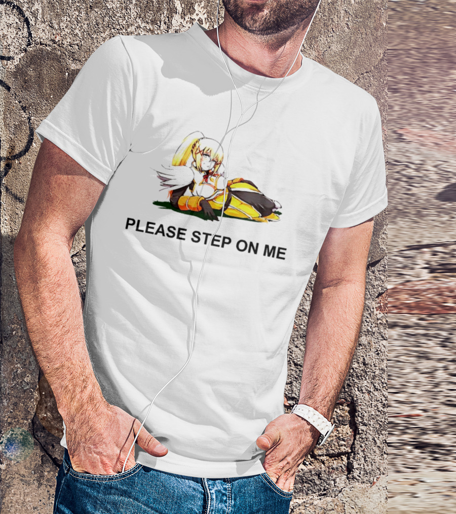 Konosuba Please Step On Me Character T-Shirt