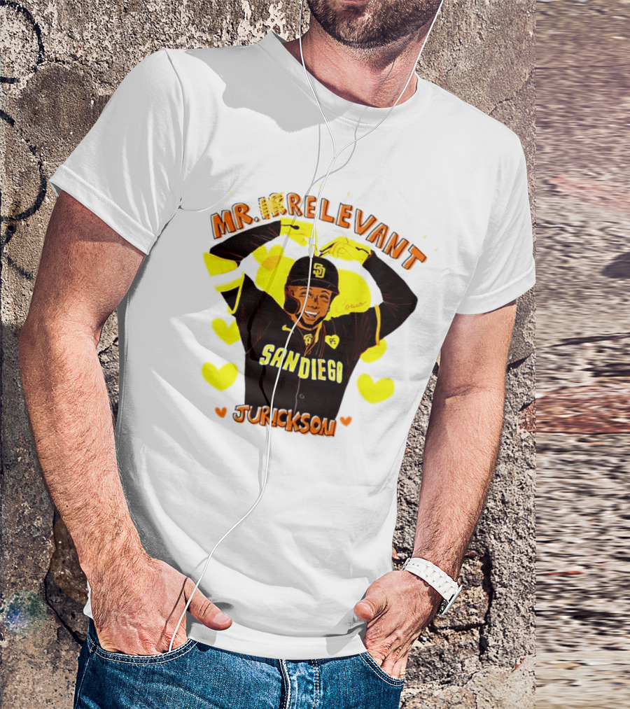 Mr Relevant Jurickson San Diego Baseball Hearts T-Shirt