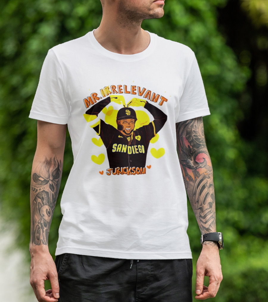 Mr Relevant Jurickson San Diego Baseball Hearts T-Shirt