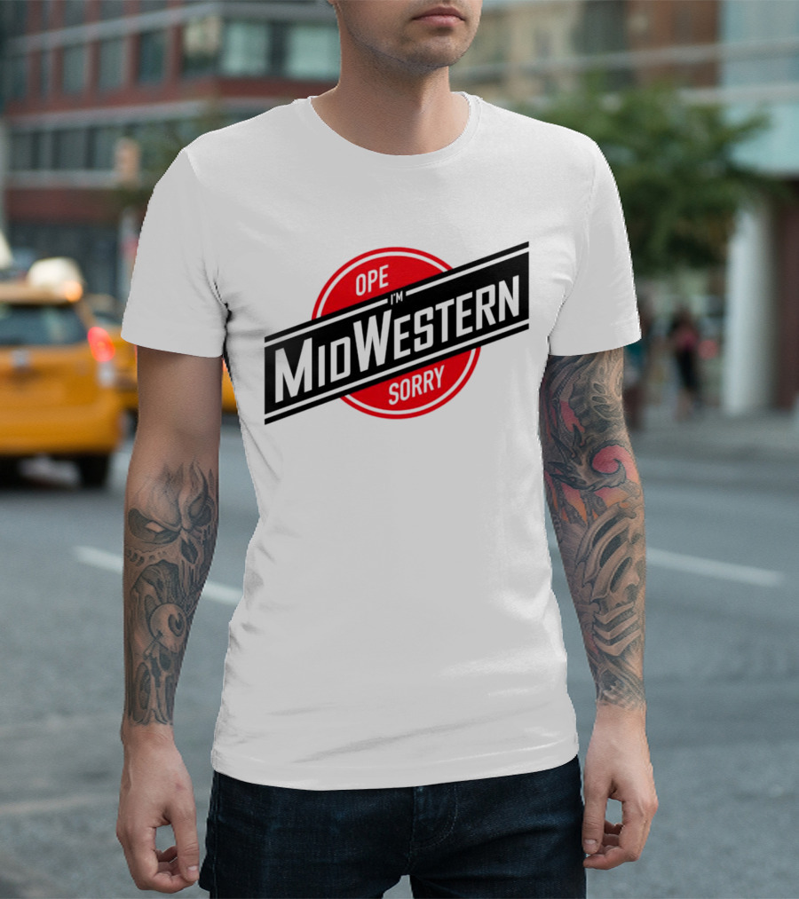 Ope I'm Sorry Midwestern Red Circle T-Shirt