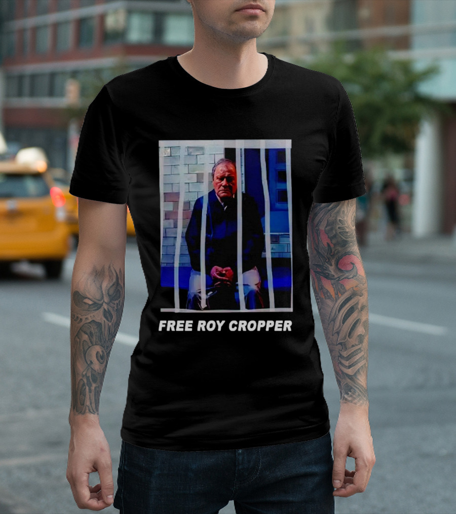 Coronation Street Free Roy Cropper Jail Image T-Shirt