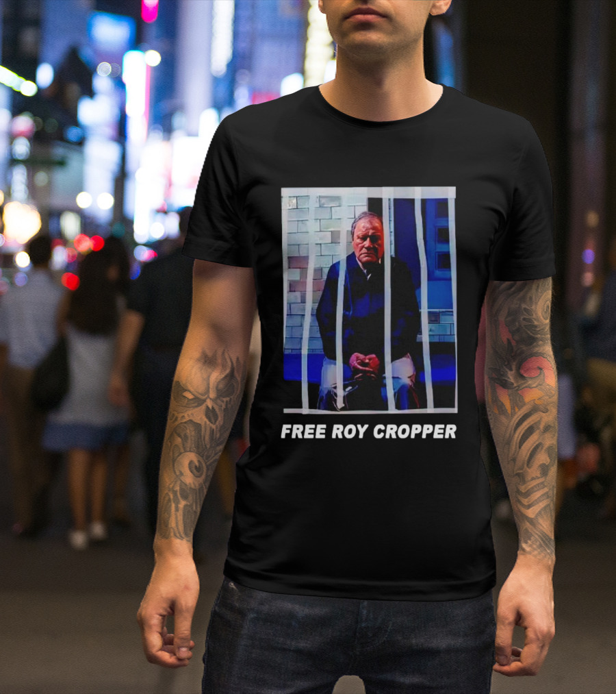Coronation Street Free Roy Cropper Jail Image T-Shirt