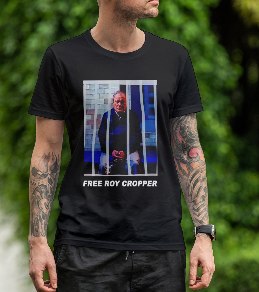 Coronation Street Free Roy Cropper Jail Image T-Shirt