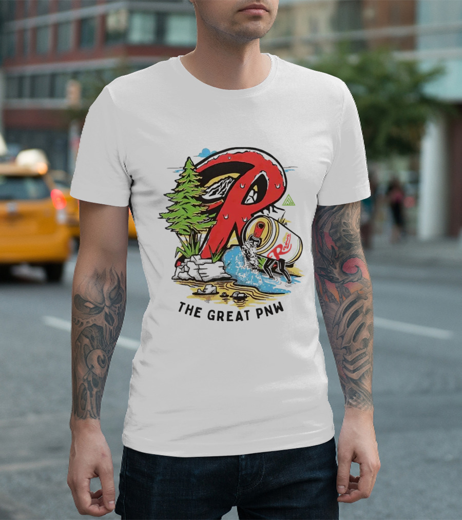 Rainier Beer The Great PNW Adventure Refresh T-Shirt