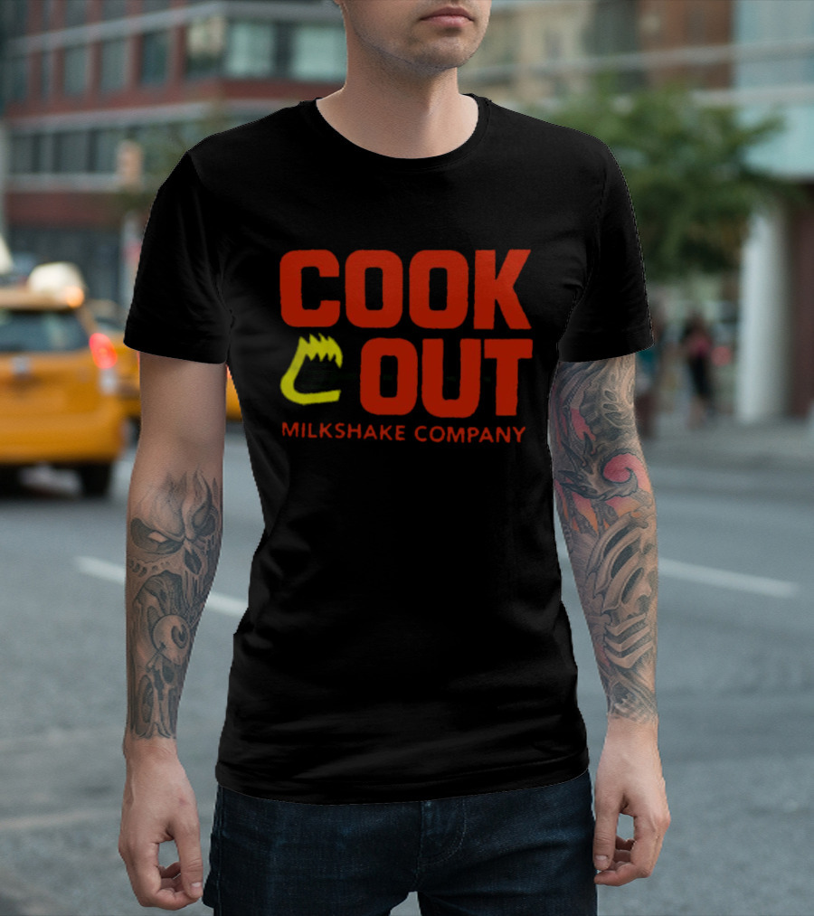 Cook Out Milkshake Company Grilled Flame T-Shirt
