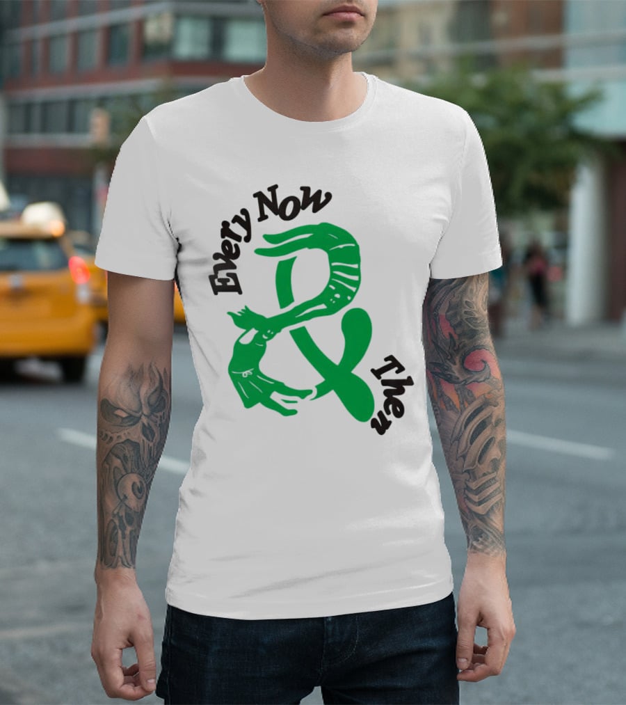 Every Now and Then Skeleton Green Dance T-Shirt