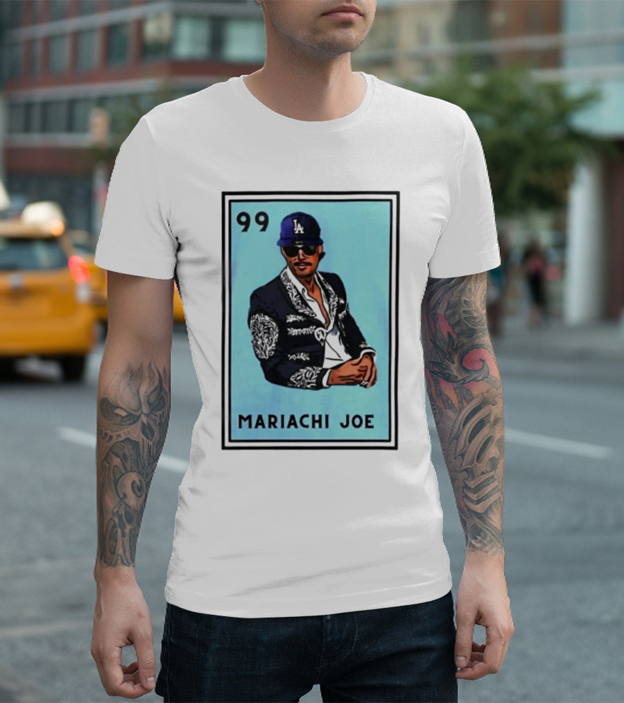 Joe Kelly Mariachi Joe 99 Dodgers T-Shirt