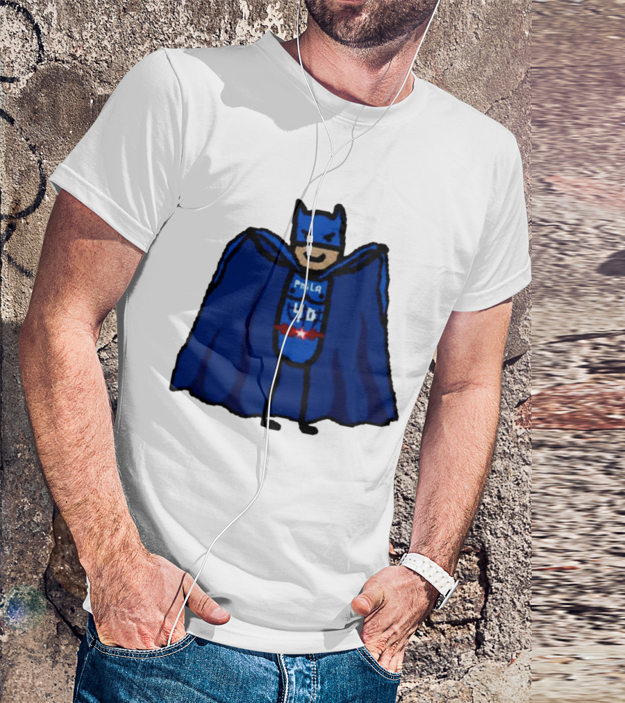 Nicolas Batum Man Batman Phila 40 T-Shirt