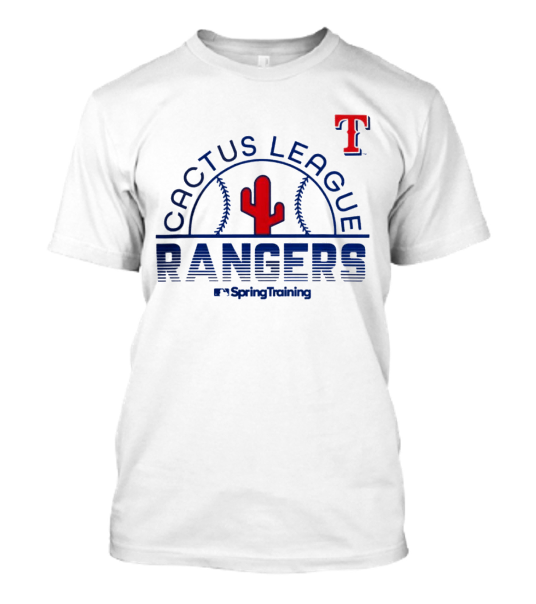 Texas Rangers Cactus League 2024 MLB #1 Spring Training T-Shirt
