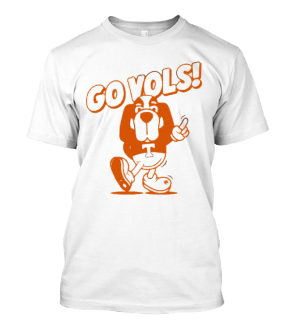 Smokey Tennessee Go Vols Mascot With Orange Dog And T T-Shirt