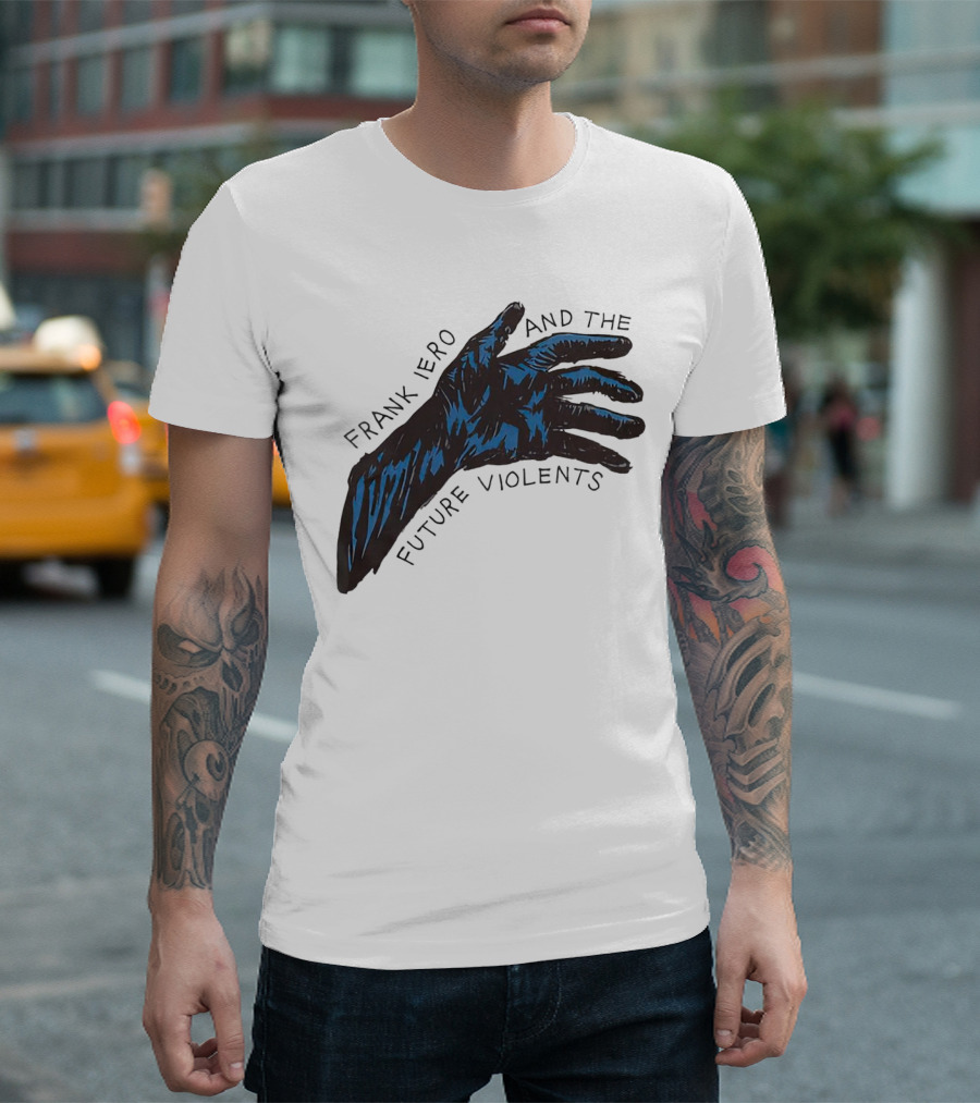 Frank Iero and the Future Violents Blue Hand T-Shirt