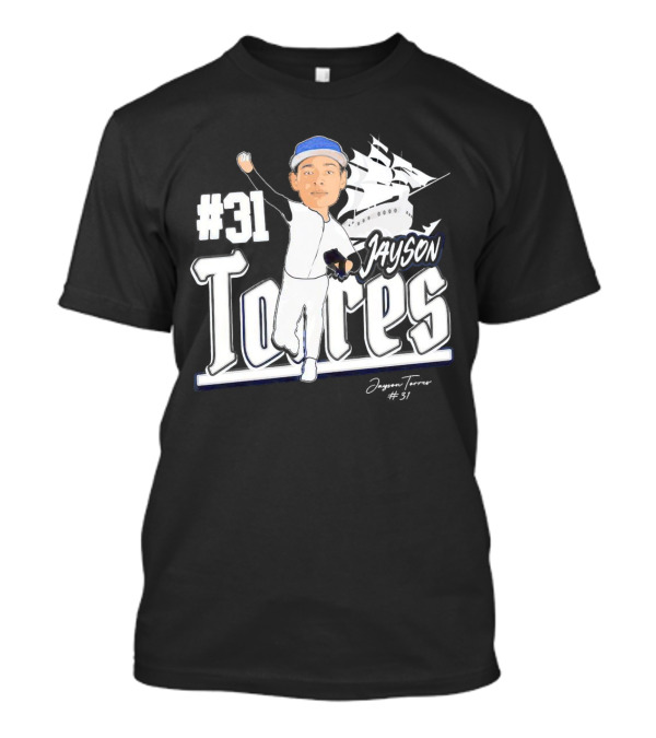 Jayson Torres #31 Seton Hall Pirates Baseball Signature T-Shirt