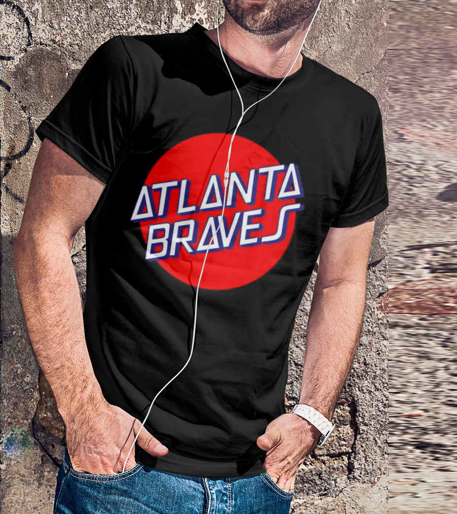 Matt Olson Santa Cruz Skateboards Atlanta Braves Logo Red Circle T-Shirt