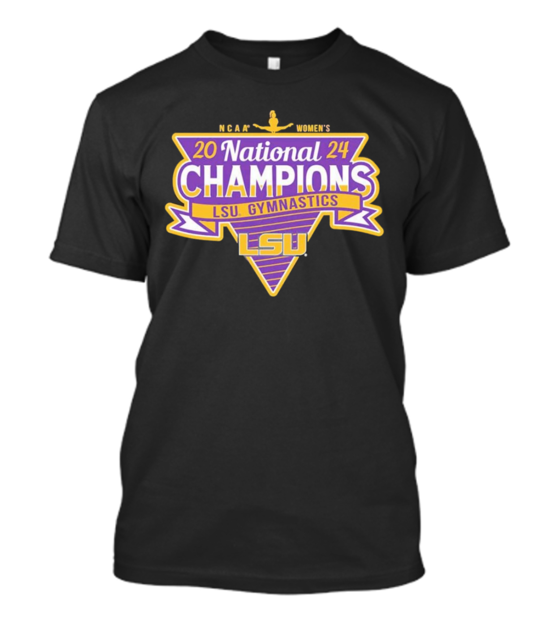 NCAA Women's 2024 National Champions LSU Gymnastics T-Shirt