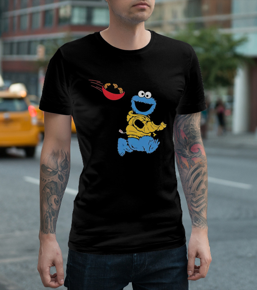 Catch Monster Chasing Cookie Bowl T-Shirt