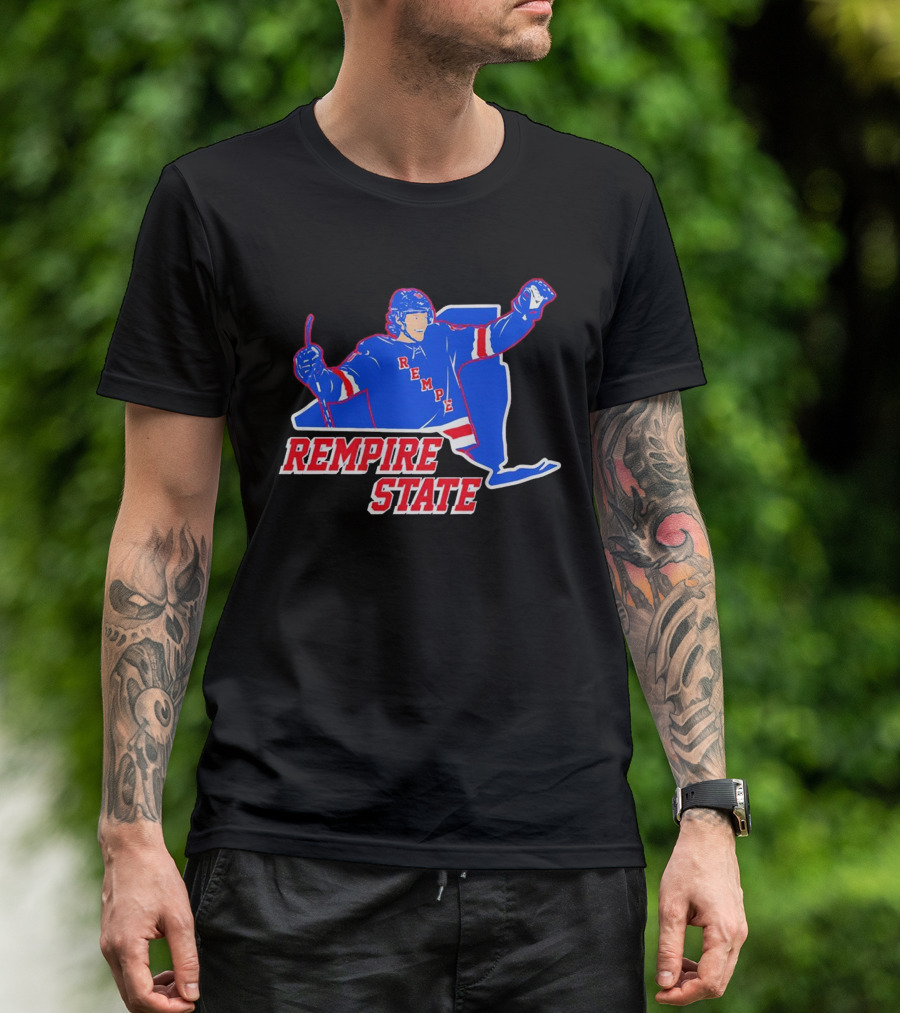 Matt Rempe Rempire State Hockey New York Rangers T-Shirt