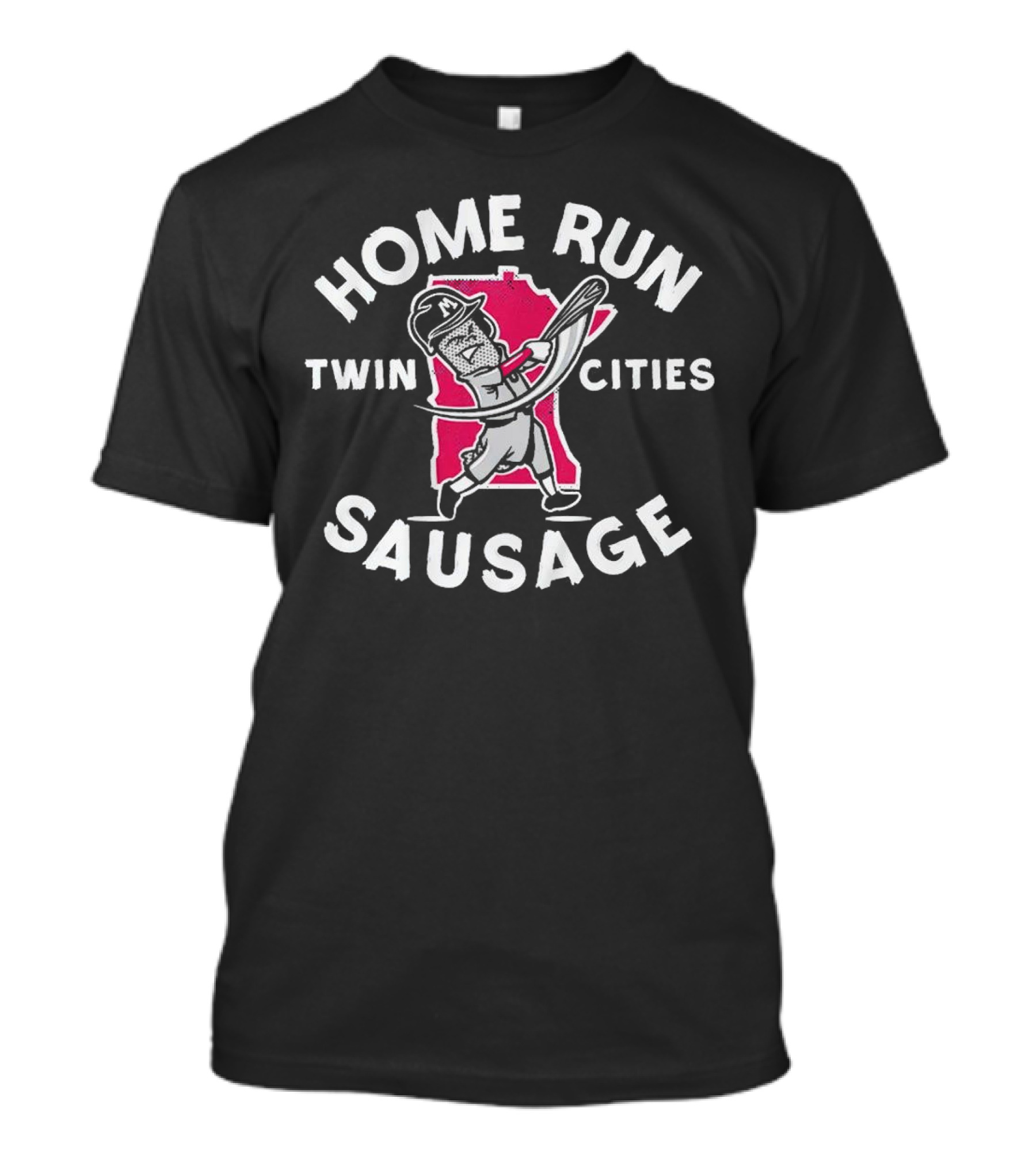 Twin Cities Sausage Baseball Minnesota Home Run T-Shirt