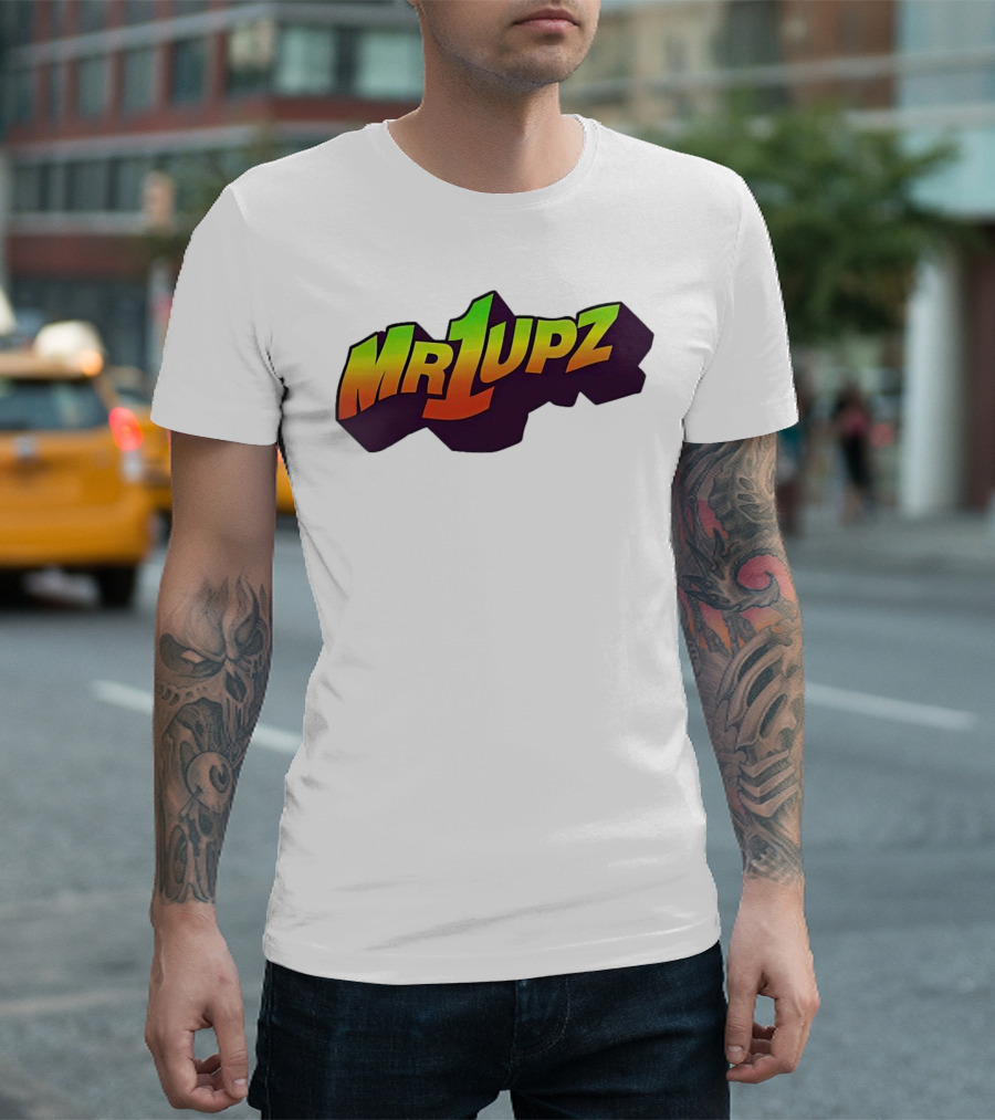 Mr1upz Shagadelic Retro Gradient Text T-Shirt