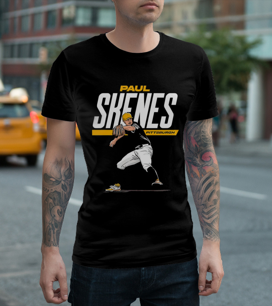 Paul Skenes Pittsburgh Pirates MLBPA Baseball Player T-Shirt