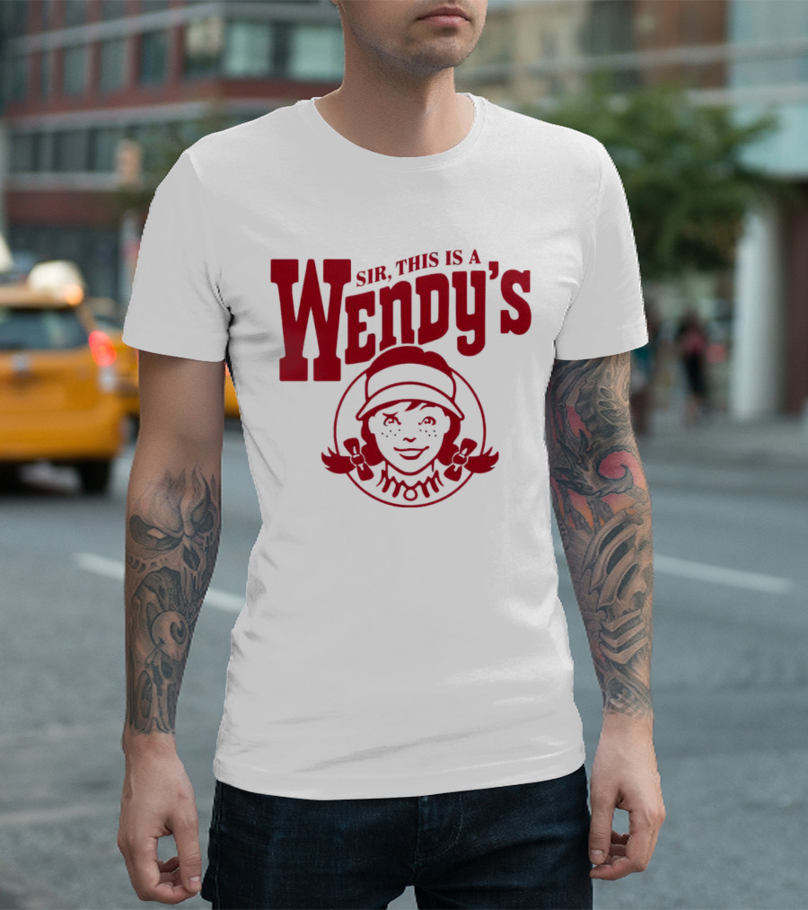 Sir This is a Wendy’s Logo with Iconic Branding T-Shirt