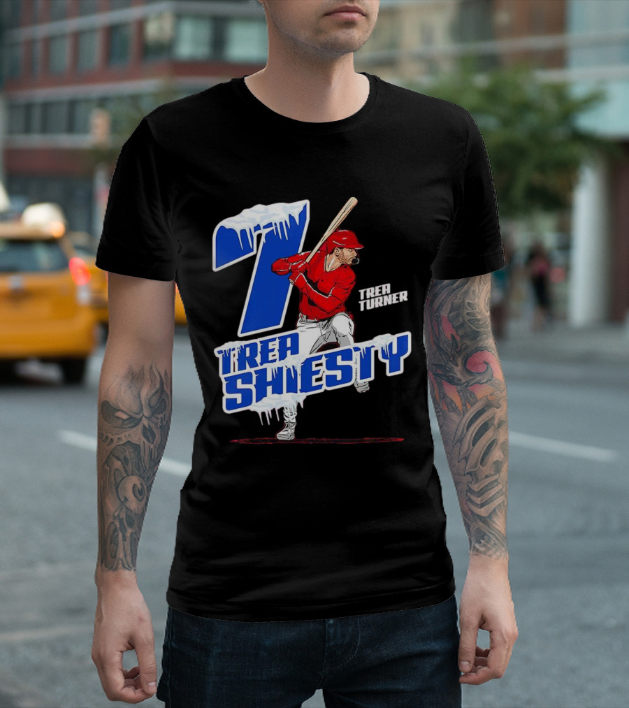 Trea Shiesty 7 Icy Trea Turner Philadelphia Phillies Baseball T-Shirt