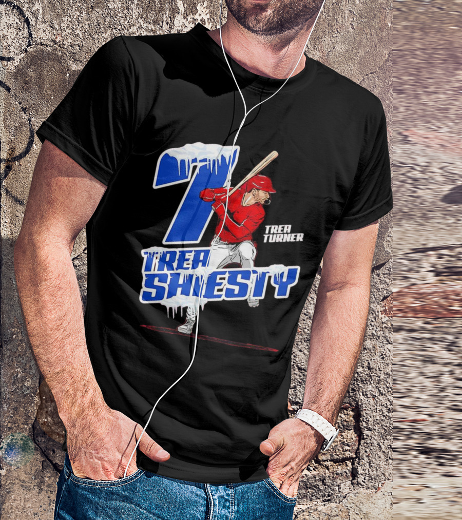Trea Shiesty 7 Icy Trea Turner Philadelphia Phillies Baseball T-Shirt
