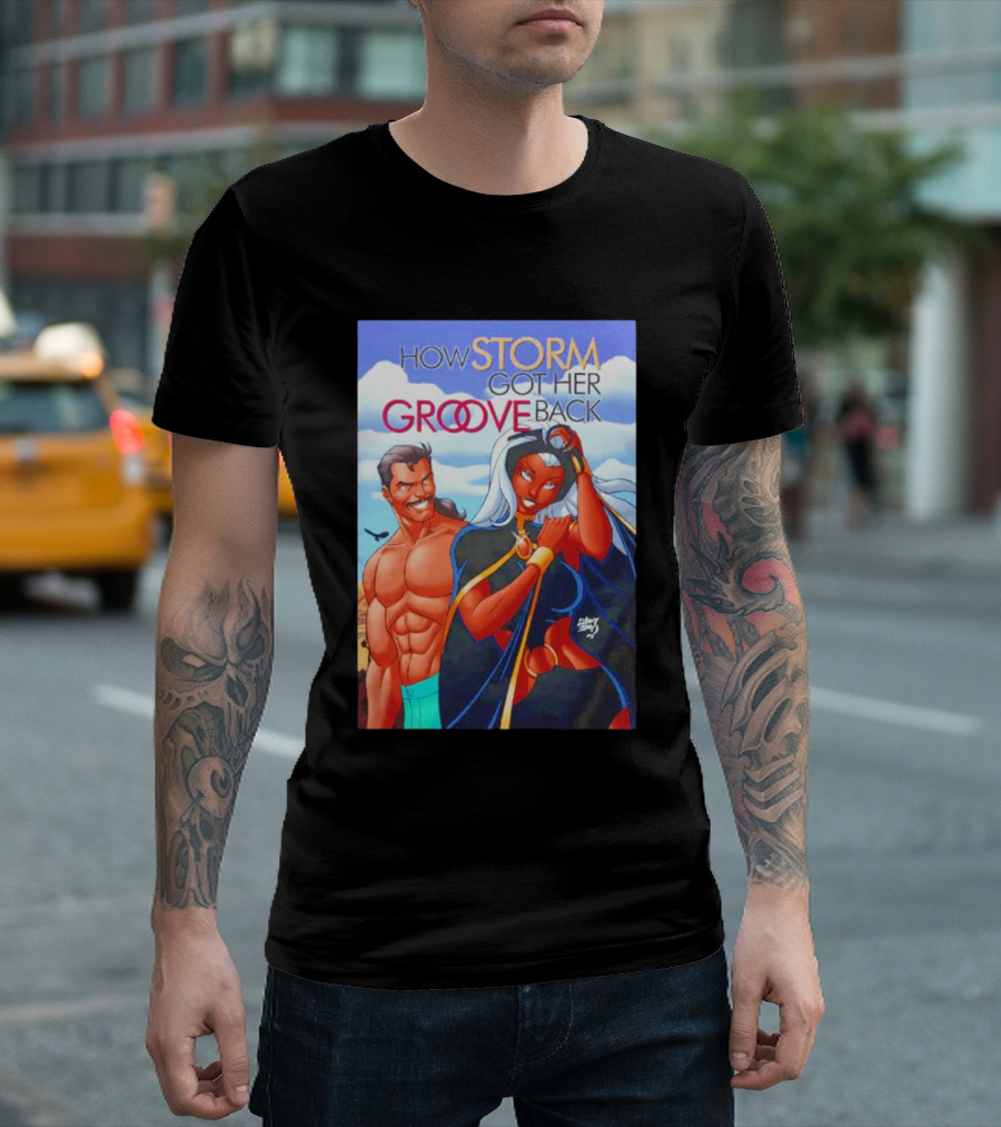 How Storm Got Her Groove Back Comic Style Cover T-Shirt