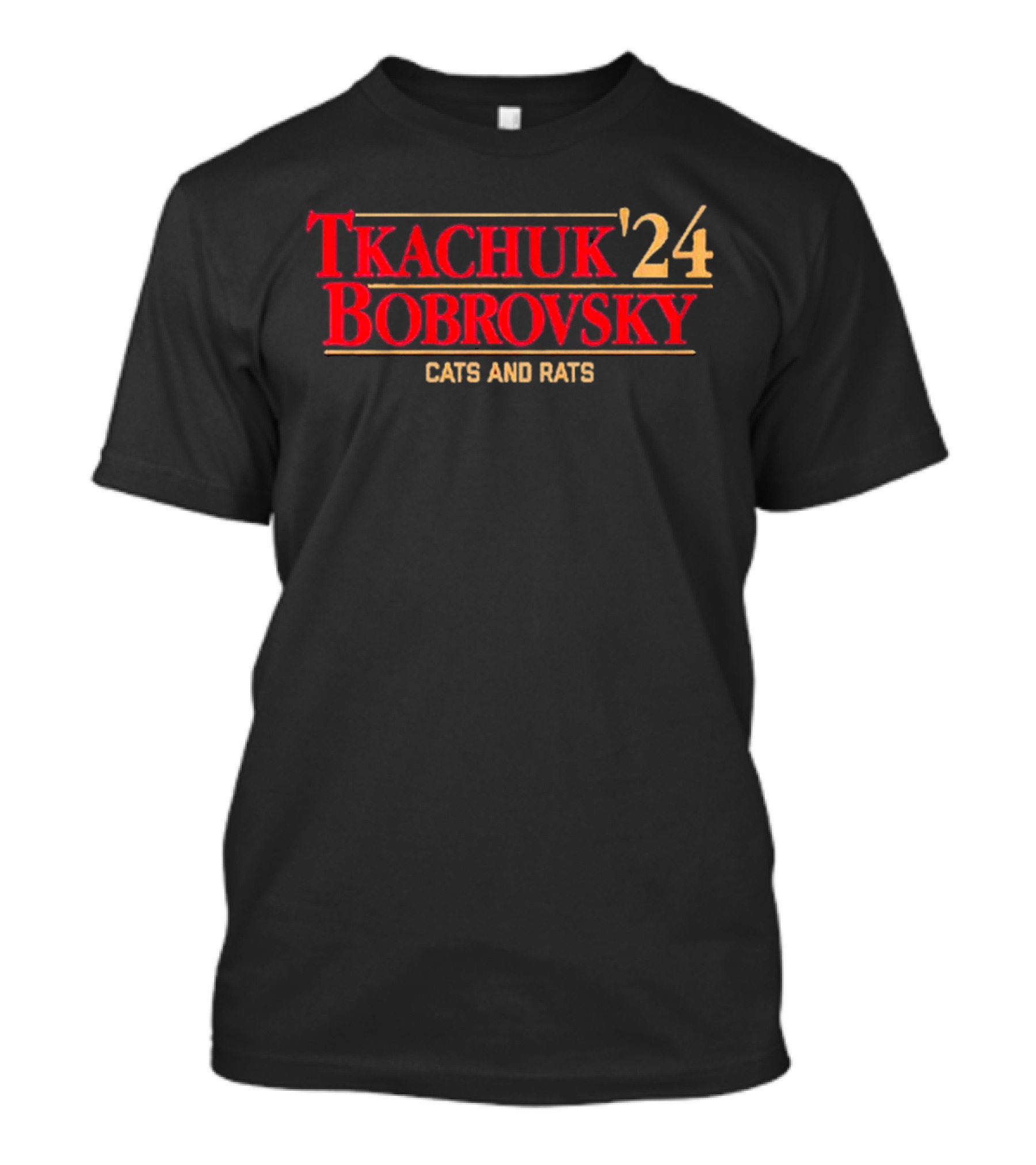 Tkachuk Bobrovsky '24 Cats And Rats T-Shirt
