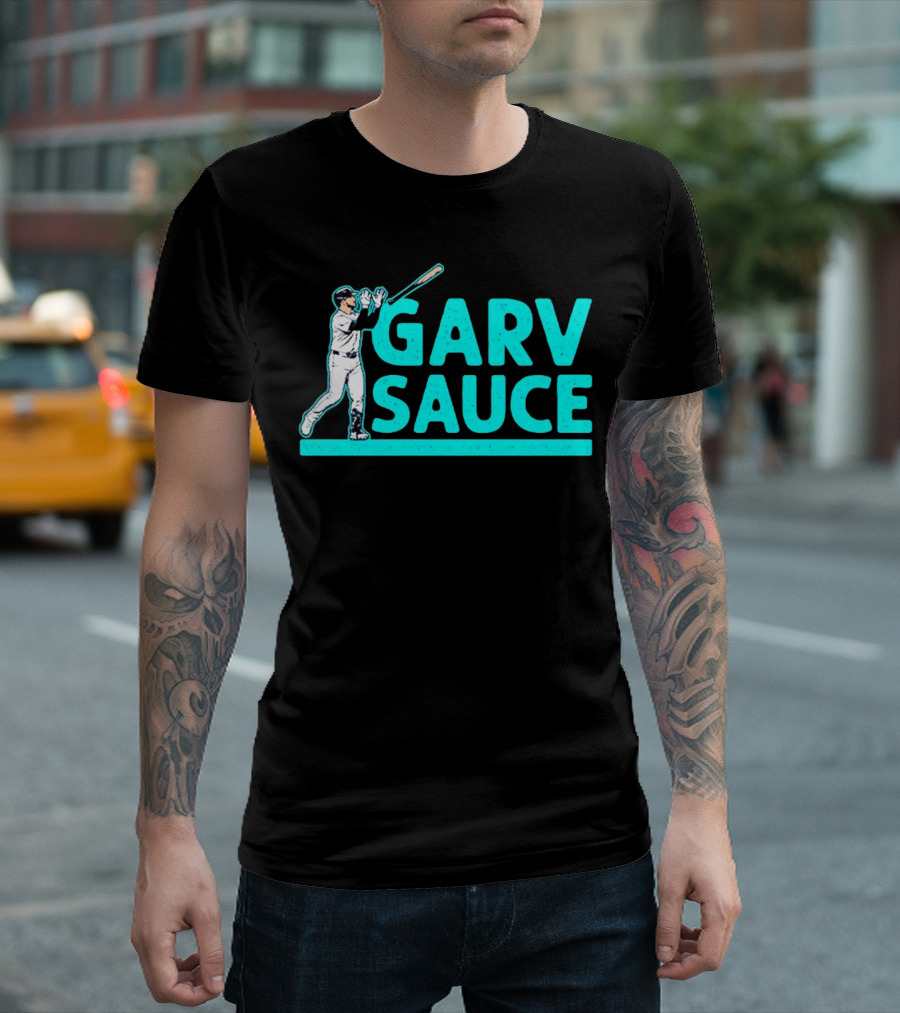 Garv Sauce Baseball Bat Toss T-Shirt